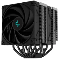 DEEPCOOL Kühler AK620 Zero Dark 2x120mm Lüfter 6x Heatpipes komplett schwarz (1 of 3)