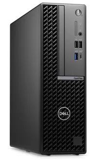 ## Dell OptiPlex 7010 SFF Plus Tietokoneen perustana on 14-ytiminen prosessori **Intel Core i5-13500**, joka toimii 2,5 GHz:n taajuudella, jota täydentää **8 GB** käyttömuisti. Kuvatietoja käsittelee integroitu näytönohjain **Intel UHD 770**. Käyttäjätiedoille on saatavilla **SSD-levy**, jonka kapasiteetti on **256 Gt**. Tietokone on varustettu USB-näppäimistöllä ja optisella hiirellä. Sen mukana tulee **Windows 11 Pro** -käyttöjärjestelmä. **Näytönohjain:** Intel UHD 770 ### Laitteet - USB-näppäimistö ja hiiri - Intel vPro **Prosessori:** Intel Core i5-13500 **Käyttöjärjestelmä:** Windows 11 Pro **Kotelomuoto:** Mini ITX **Käyttömuistin koko:** 8 Gt **Kiintolevyn kapasiteetti:** 256 Gt SSD **Paino:** 3,89 kg ### Yksityiskohtainen kokoonpanon kuvaus - Intel Core i5-13500 -prosessori (2,5 GHz, turbo 4,8 GHz, 24 Mt välimuisti, 14 ydintä) - Muisti 8 Gt (1 × 8 Gt) 4400 MHz DDR - SSD-levy 256 Gt (PCIe NVMe M.2 2230) - Intel UHD 770 -näytönohjain - Näppäimistö Dell KB216, multimedia, tsekki, musta - Hiiri Dell MS116, optinen, musta - 260 W virtalähde - Windows 11 Pro asennettuna, monikielinen - Microsoft Officen kokeiluversio - Intel vPro Enterprise -etähallinta (1 of 4)