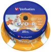 VERBATIM DVD-R 47 GB 16x εκτυπώσιμος άξονας 25 συσκευασιών thumbnail (1 of 2)