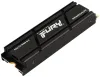 KINGSTON FURY Renegade SSD 1TB SSD NVMe M.2 PCIe Gen4 belső M.2 2280 hűtőborda 105mm thumbnail (2 of 2)