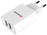 Adattatore di rete Swissten Smart Ic 2X Usb 2.1A Power Bianco (1 of 1)