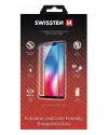 Γυαλί Swissten Πλήρης κόλλα Color Frame Case Friendly Apple iPhone 14 Pro MAX μαύρο