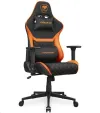 Silla gaming COUGAR ARMOR ONE V2 F (Tela tejida) - negro naranja