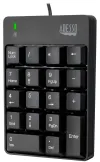 Adesso AKB-601UB pret šķidruma noplūdi izturīga vadu ciparu tastatūra USB melna thumbnail (2 of 5)