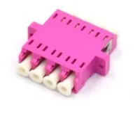 Adaptateur quad XtendLan LC-LC MM OM4 violet pour tableaux optiques (1 of 1)