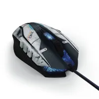 HAMA uRage Gaming-Maus Morph – 5 austauschbare Abdeckungen, kabelgebunden, optisch, Hintergrundbeleuchtung, 2400 dpi, 6 Tasten, USB, Schwarz (1 of 2)