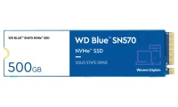 Твердотельный накопитель WD Blue SN570 500 ГБ WDS500G3B0C NVMe PCIe Gen3 Внутренний M.2 2280 (1 of 2)