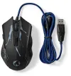 NEDIS gaming mouse GMWD210BK wired optical backlit 3600dpi 6-button USB black thumbnail (5 of 5)