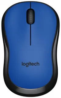 Logitech Mouse M220 SILENT Wireless Optical 1000dpi USB Receiver Blue (1 of 4)