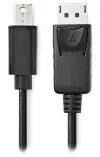 NEDIS kabel mini DisplayPort DisplayPort 1.2 kontakt mini DisplayPort - kontakt DisplayPort 4K svart 1m thumbnail (2 of 2)