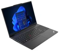 ## Lenovo ThinkPad E16 Gen1 La base del portátil es un procesador de ocho núcleos **AMD Ryzen 7 7730U**, que funciona a una frecuencia de 2,0 GHz, complementado con **16 GB** de memoria operativa. Está equipado con una pantalla mate de **16"** con una resolución WUXGA de **1920 × 1200** píxeles. Los datos de la imagen son manejados por una tarjeta gráfica **AMD Radeon RX Vega 8** integrada. Un **SSD Para los datos del usuario está disponible un disco duro ** con una capacidad de **512 GB** Además, el portátil está equipado con una conexión inalámbrica **Wi-Fi y Bluetooth**, una cámara web IR, un teclado retroiluminado y un ** Lector de huellas dactilares**, integrado directamente en el botón de encendido. El portátil viene con el sistema operativo **Windows 11 Pro**. **Tarjeta gráfica:** AMD Radeon RX Vega 8 ### Equipo - Wifi - Bluetooth - Cámara web de infrarrojos Full HD - Lector de huellas dactilares - Teclado iluminado - MIL-STD-810H **Procesador:** AMD Ryzen 7 7730U **Sistema operativo:** Windows 11 Pro **Diagonal de la pantalla:** 16" **Tamaño de memoria operativa:** 16 GB **Capacidad del disco duro:** SSD de 512 GB **Peso:** 1,81 kg (1 of 7)