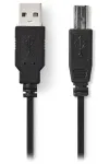 NEDIS kabel USB 2.0 stik USB-A - stik USB-B til printer etc. sort bulk 2m thumbnail (2 of 2)