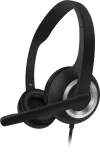 CONNECT IT HOME & OFFICE headphones with microphone BLACK