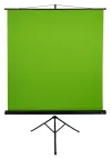 AROZZI Green Screen groen scherm voor fotografen en streamers mobiel statief 90" (228 cm) 157 x 157 cm koffer zwart thumbnail (1 of 3)