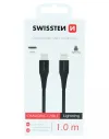 Cable de carga Swissten USB-C Lightning 1,0 m negro thumbnail (2 of 2)