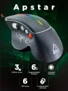 Souris de jeu CANYON APSTAR 6 boutons programmables Capteur Sunplus jusqu'à 6400 DPI Câble tressé Rétroéclairage RGB Gris thumbnail (6 of 6)