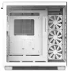 Caja NZXT H9 Flow de dos cámaras ATX con ventilador de 4x120mm y tapa de cristal perforado de hasta 10xventiladores. lado frontal blanco thumbnail (3 of 5)