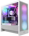 NZXT dėklas H5 Flow RGB leidimas 1x360 mm RGB šerdies ventiliatorius 1x120 mm USB 3.0 USB-C 3.1 skaidrus šoninis tinklelis baltas