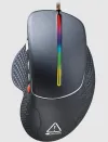 CANYON Gaming-Maus APSTAR 6 programmierbare Tasten Sunplus-Sensor bis zu 6400 DPI geflochtenes Kabel RGB-Hintergrundbeleuchtung grau