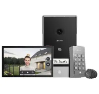 EZVIZ Smart Home Portafon TP7 Wi-Fi 2K 7" Monitor osjetljiv na dodir Video telefon Bežično zvono IP65 Crno-srebrna (1 of 5)