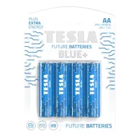 TESLA BLUE+ pila AA Zinc Carbon (lápiz R06 blister) 4uds (1 of 1)