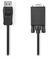 Cable NEDIS DisplayPort - conector VGA DisplayPort - conector VGA negro 1m thumbnail (2 of 2)