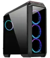 CHIEFTEC MidT Stallion II GP-02B-UC-OP ATX 2x USB3.0 USB2.0 USB-C sin fuente de alimentación panel lateral transparente negro