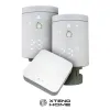 Xtend Home Tuya smartset Zigbee gateway + 2x thermostaatkopdisplay aan de zijkant