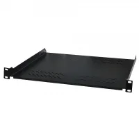 XtendLan Shelf 400mm universal 1U 25kg load capacity black (1 of 1)