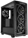 Be quiet! case PURE BASE 500FX MidT without USB 3.0 source 3x120mm ARGB + 1x140mm fans transparent side black thumbnail (2 of 3)