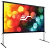 ELITE SCREENS képernyő mobil kültéri állvány 100" (254 cm) 16:9 124,5 x 221,5 cm alumínium első és hátsó vetítés