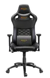 CANYON Gaming chair NIGHTFALL PU leather metal frame 90-150° 3D backrest gas lift class 4 black-orange