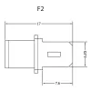 Μπαταρία έλξης GOOWEI ENERGY (LiFePO4) CNLFP12-12,8 12Ah 12,8V thumbnail (2 of 2)