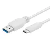 PremiumCord Кабел USB 3.1 тип C мъжки - USB 3.0 A мъжки 2м бял thumbnail (1 of 1)