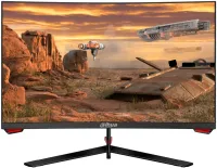 ## Dahua LM27-E230C Herný prehnutý LED monitor s uhlopriečkou **27"** ponúkajúci Full HD rozlíšenie **1920 × 1080** obrazových bodov s pomerom strán 16 : 9\. Disponuje kontrastným pomerom **3000 : 1**, jasom **250 cd/ m2** a dobou odozvy **5 ms** Potešia tiež pozorovacie uhly **178° horizontálne aj vertikálne** Vďaka obnovovacej frekvencii **165 Hz** a technológii **Adaptive-Sync** vám pri hraní neunikne jediný detail Medzi prednosti ďalej patrí **99% pokrytie sRGB farebnej palety** a ultra úzky rámček.Monitor je vhodný aj pre inštaláciu na stenu vďaka štandardu **VESA 75 × 75 mm**. Súčasťou balenia je DisplayPort kábel. **Typ panelu:** V **Uhlopriečka:** 27" **Pomer strán:** 16 : 9 **Rozlíšenie:** 1920 × 1080 px **Kontrastný pomer:** 3000 : 1 **Doba odozvy:** 5 ms ### Rozhranie - 2× HDMI - 1× DisplayPort - 1× audio výstup (1 of 5)