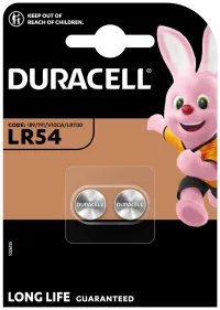 Щелочные батарейки Duracell LR54 2 шт. (1 of 1)