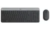 Logitech ensemble clavier et souris MK470 sans fil 2,4 GHz récepteur USB CZ noir thumbnail (1 of 8)