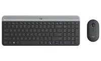 Logitech billentyűzet és egér készlet MK470 vezeték nélküli 2,4 GHz-es USB vevő CZ fekete (1 of 8)