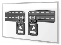 NEDIS wall TV bracket 43 - 85" load capacity 60 kg distance from the wall 750 mm fixed steel black (1 of 6)