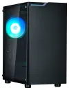 Gabinete Zalman T4 Plus miniT 1x120mm ventoinha ARGB USB 2.0 USB 3.0 vidro temperado preto