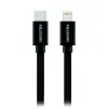 Καλώδιο δεδομένων Swissten Textile USB-C Lightning 1,2 M Μαύρο