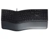 CHERRY клавиатура KC 4500 ERGO кабелна USB мултимедия ергономичен дизайн поставка за китката черна EU оформление thumbnail (1 of 1)