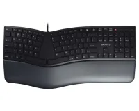 CHERRY клавиатура KC 4500 ERGO кабелна USB мултимедия ергономичен дизайн поставка за китката черна EU оформление (1 of 1)