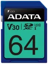 ADATA Premier Pro 64 ГБ SDXC UHS-I U3 V30S CL10 thumbnail (1 of 1)
