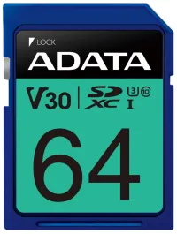 ADATA Premier Pro 64 Go SDXC UHS-I U3 V30S CL10 (1 of 1)