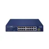 Planet FGSD-1821P PoE switch 16x100M + 1xGb SFP modo de extensão 10Mb-250m PoE 802.3at 185W thumbnail (2 of 3)