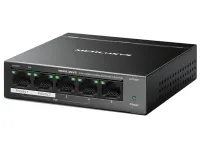 Switch TP-Link Mercusys MS105GP 5 portas 4× Gigabit PoE+ 1× GLAN 802.3af a 65 W (1 of 3)