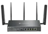 TP-Link ER706W-4G Omada VPN usmjerivač 1x Nano SIM utor (4G+ Cat6) WiFi 6 2402 Mbps 5GHz + 574 Mbps 2.4GHz 1x SFP GWAN