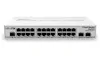 MikroTik Cloud Router Switch CRS326-24G-2S+IN 800 MHz CPU 512 MB 24x GLAN 2x SFP+ Käfig ROS L5 Netzteil