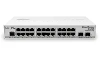 MikroTik Cloud Router Switch CRS326-24G-2S+IN 800MHz CPU 512MB 24x GLAN 2x SFP+ klatka ROS L5 PSU (1 of 3)